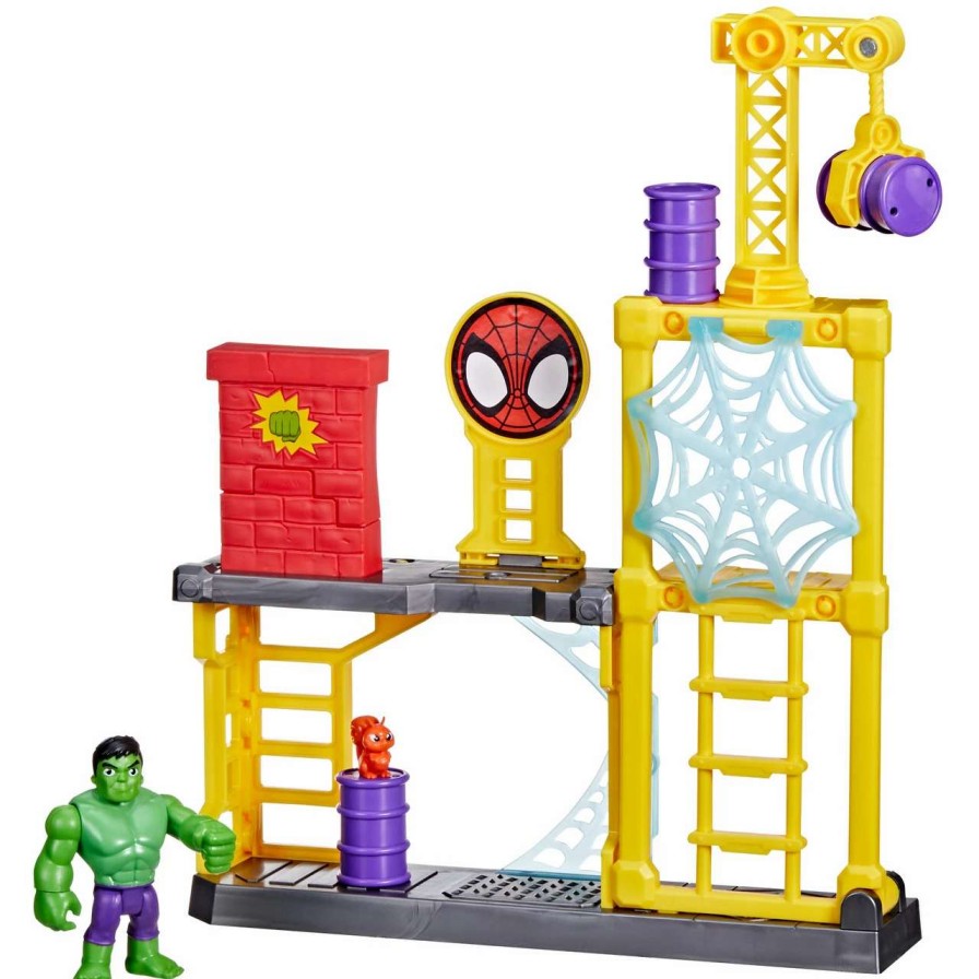 Marvel * | Spidey And His Amazing Friends Hulk Deconstruction Playset