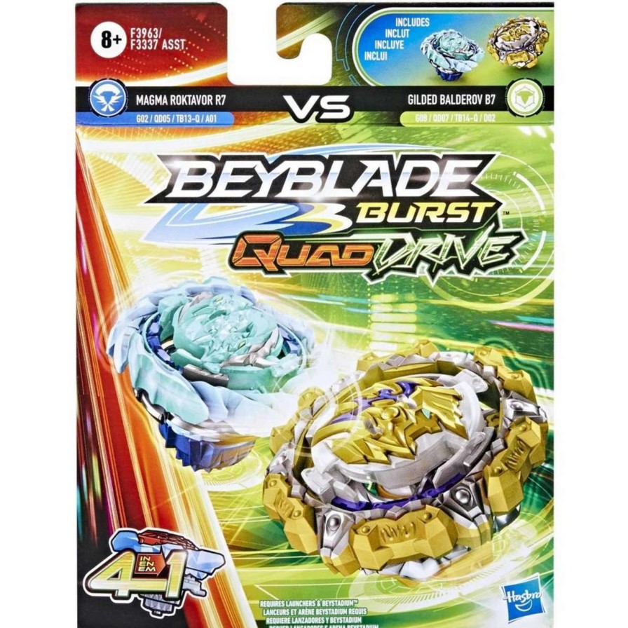 Beyblades * | Beyblade Burst Quaddrive Spinning Top Dual Pack